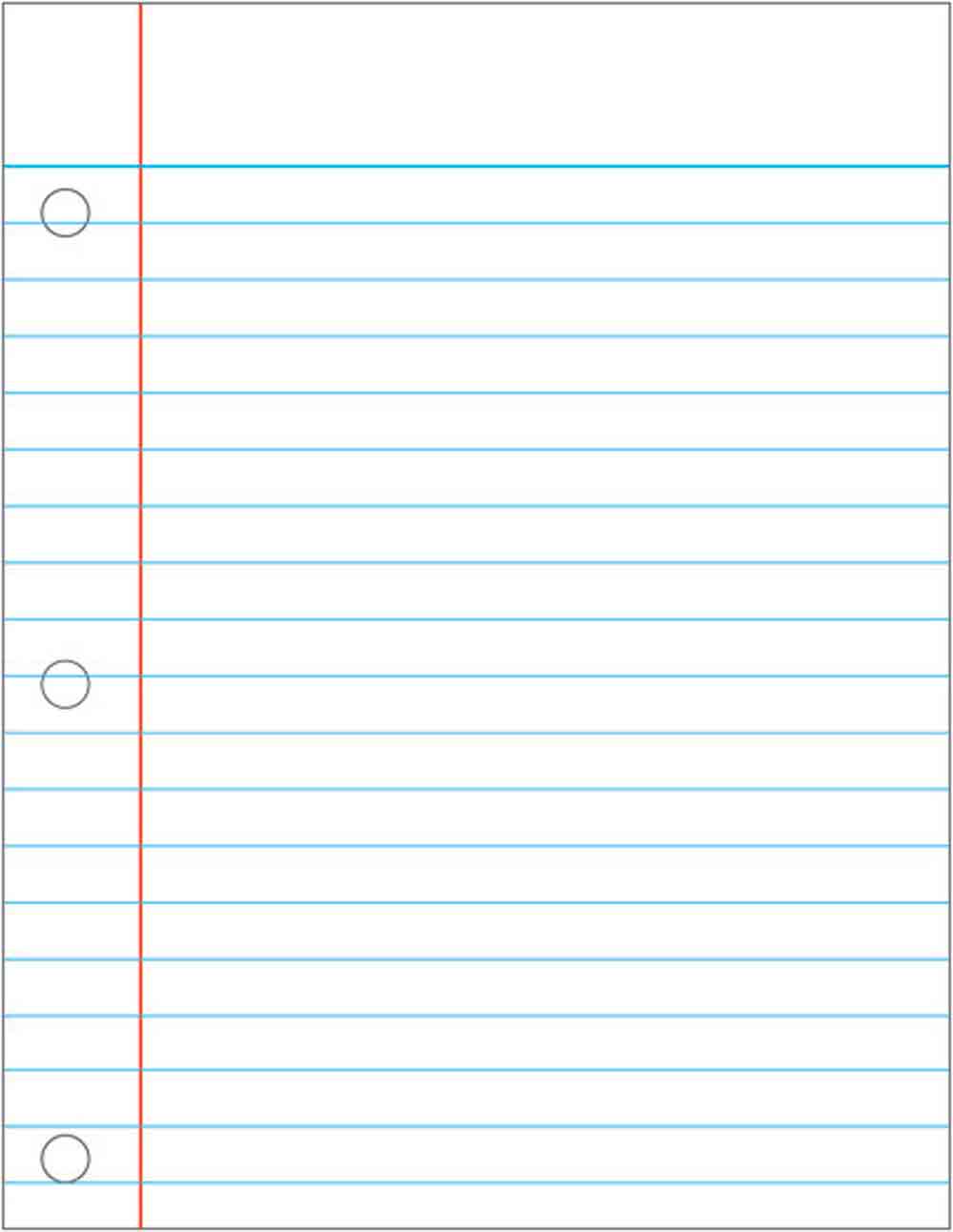 7 Best Images of Notebook Paper Printable PDF - Wide Ruled Notebook