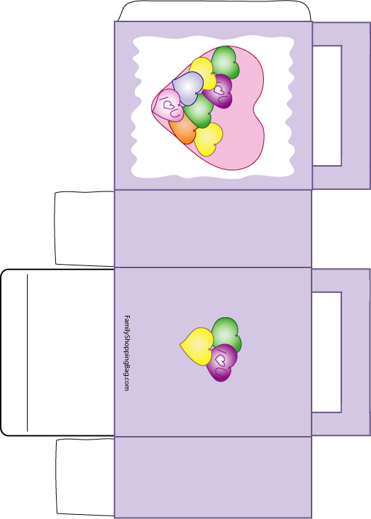 Printable Valentine Box Templates