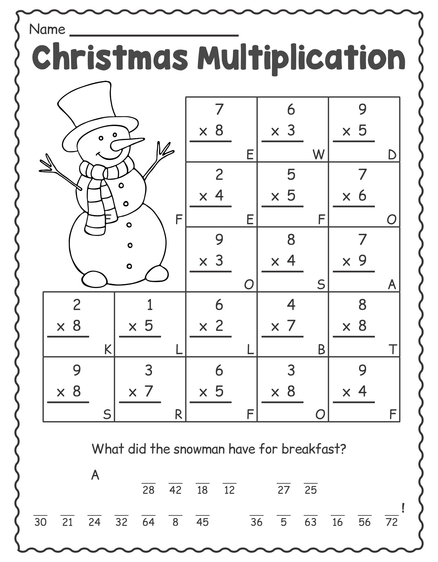 4 Best Images Of Printable Worksheets For 1st Grade Christmas Activities 1st Grade Christmas