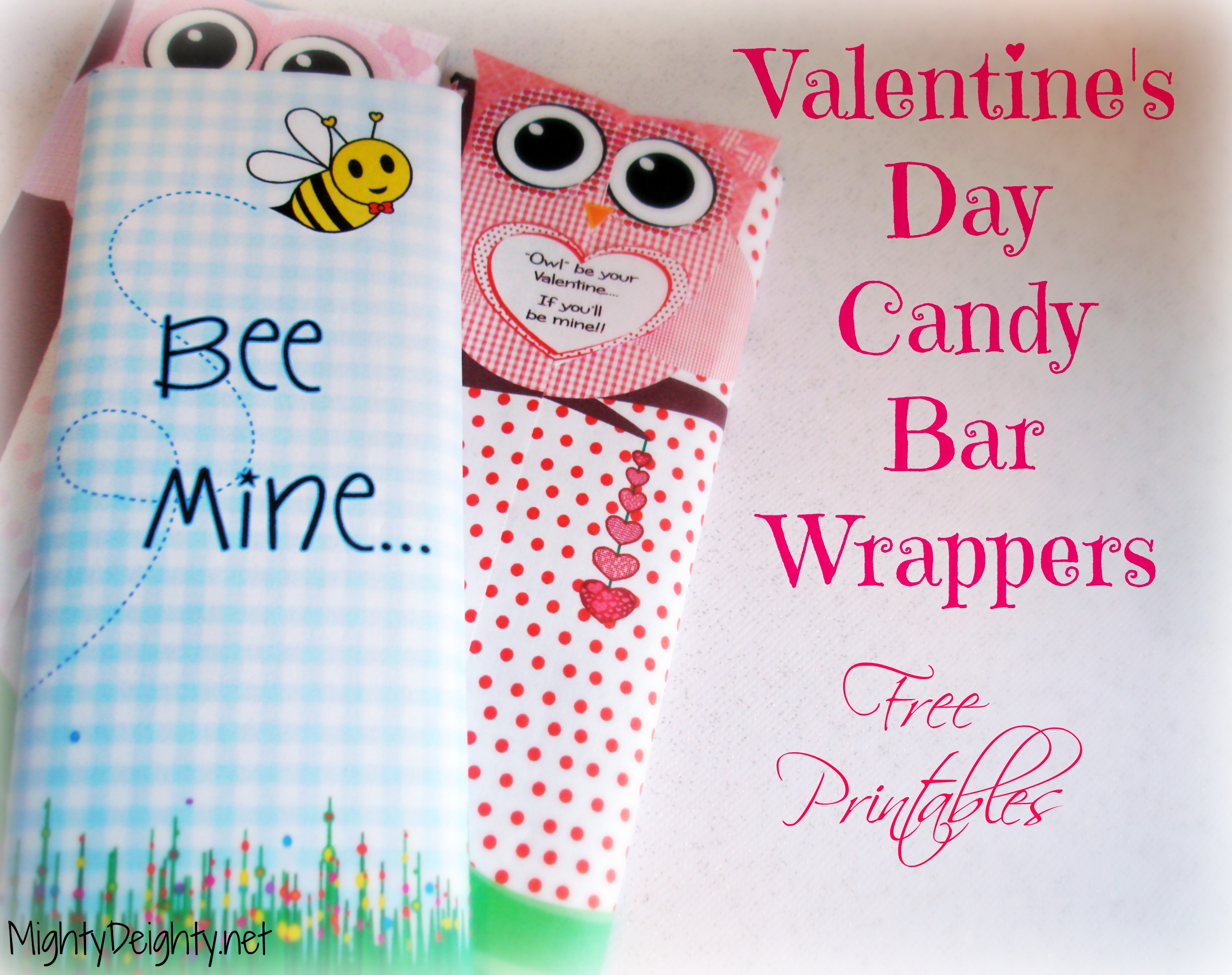 Candy Bars Wrappers Print Free