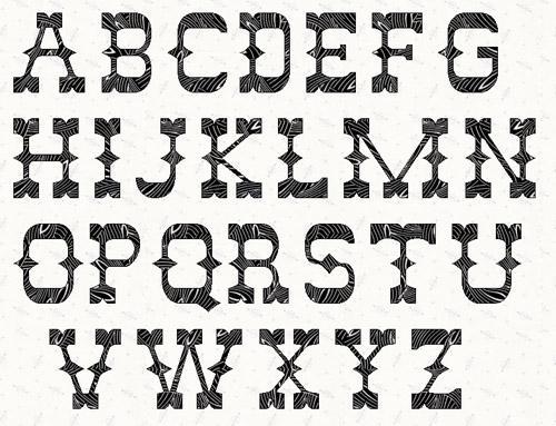 6 Best Images Of Western Fonts And Free Printable Letters Western Alphabet Letter Stencils 