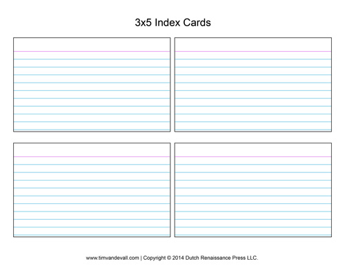 8 Best Images Of Index Cards Printable Editable Template Printable 