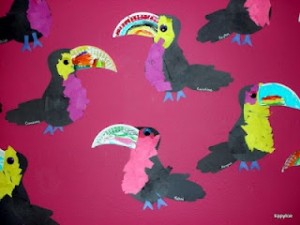 9 Best Images of Free Printable Toucan Craft - Rainforest Craft