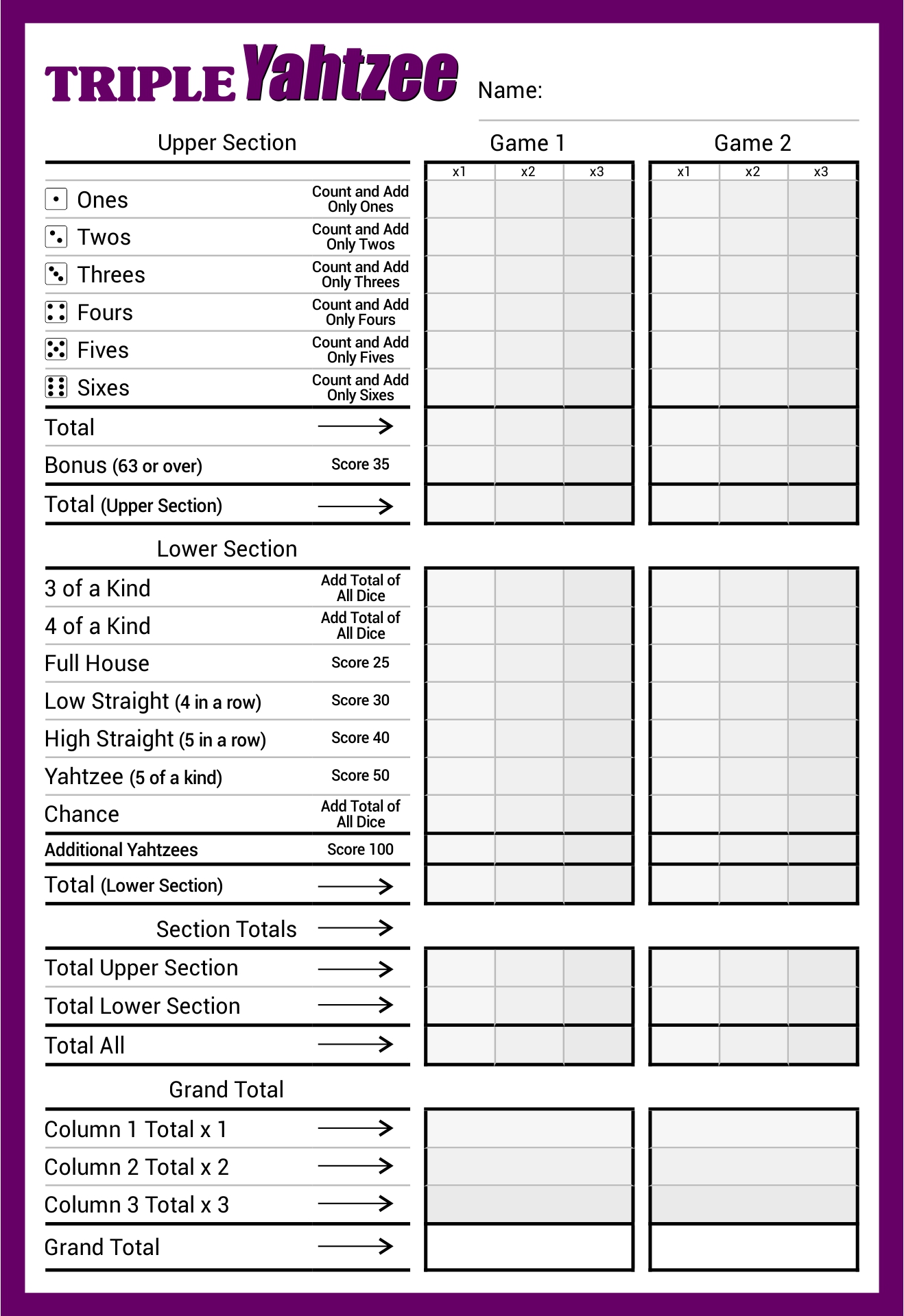 5 Best Images Of Printable Paper Dice Sheets Phase 10 Dice Scoresheet