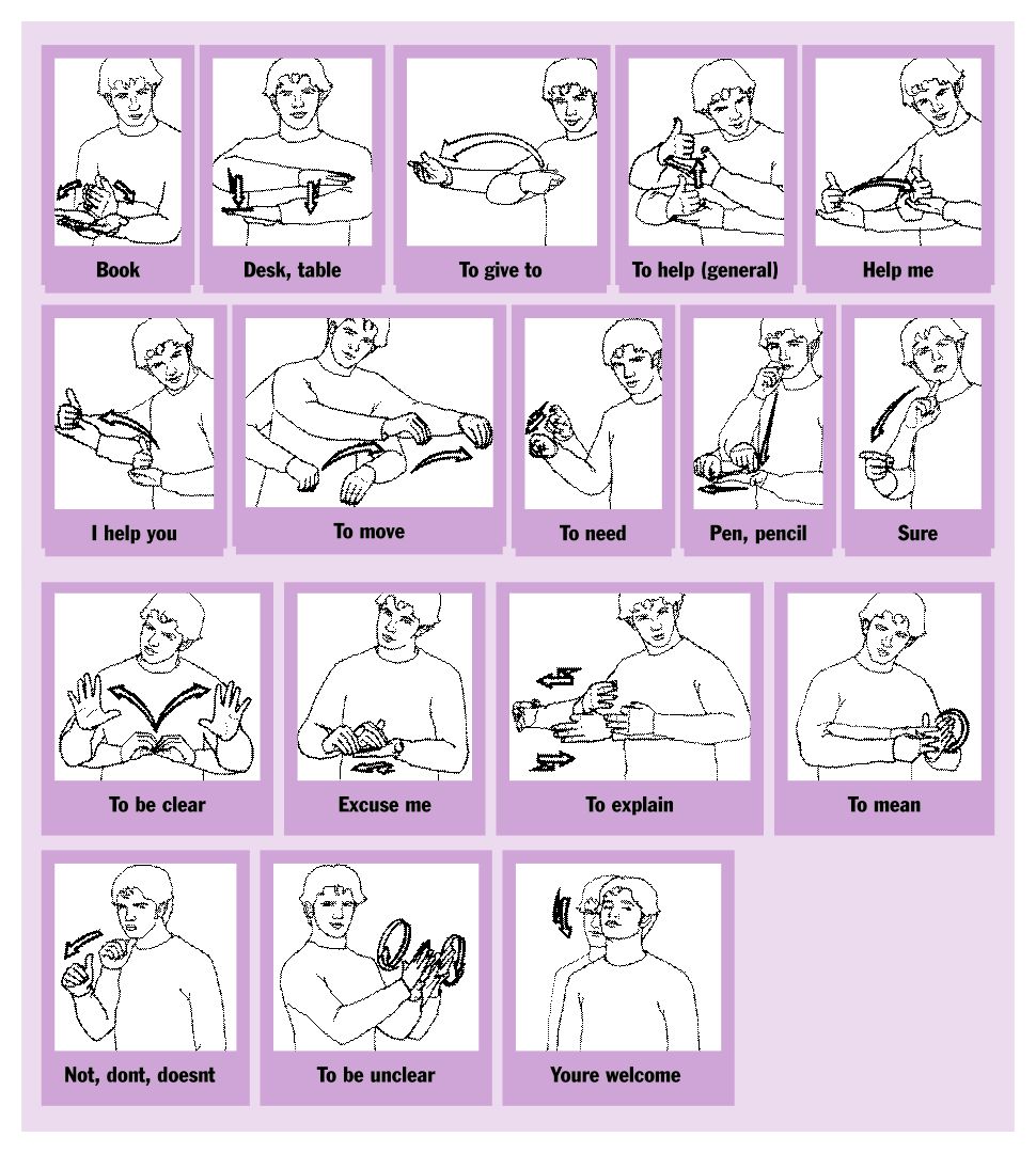 Basic Sign Language Asl Flash Cards Free Printable