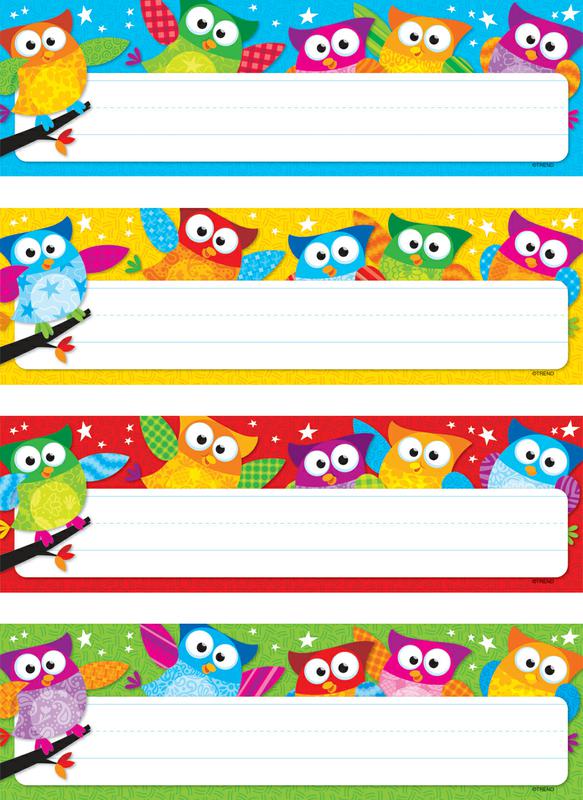6 Best Images Of Owl Desk Name Tags Printable Classroom Desk Name Tags Printable Desk Name 