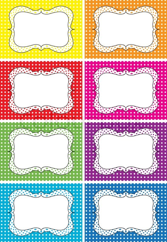 5 Best Images Of Free Printable Polka Dot Labels Free Printable Polka 