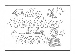 5 Best Images Of Teacher Coloring Pages Printable - Teacher