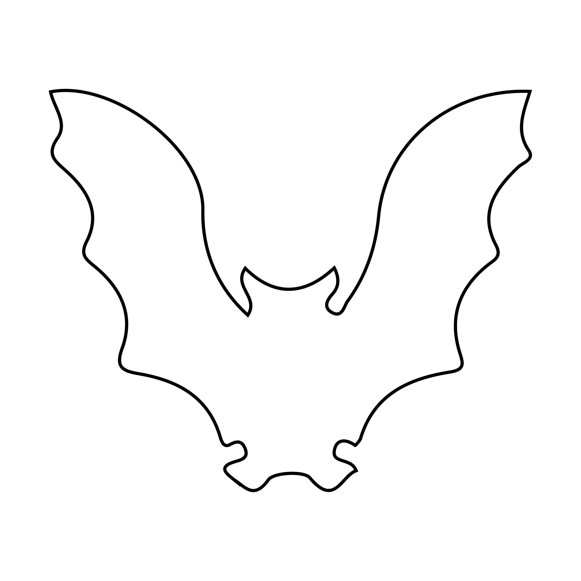 Bat Stencil 5
