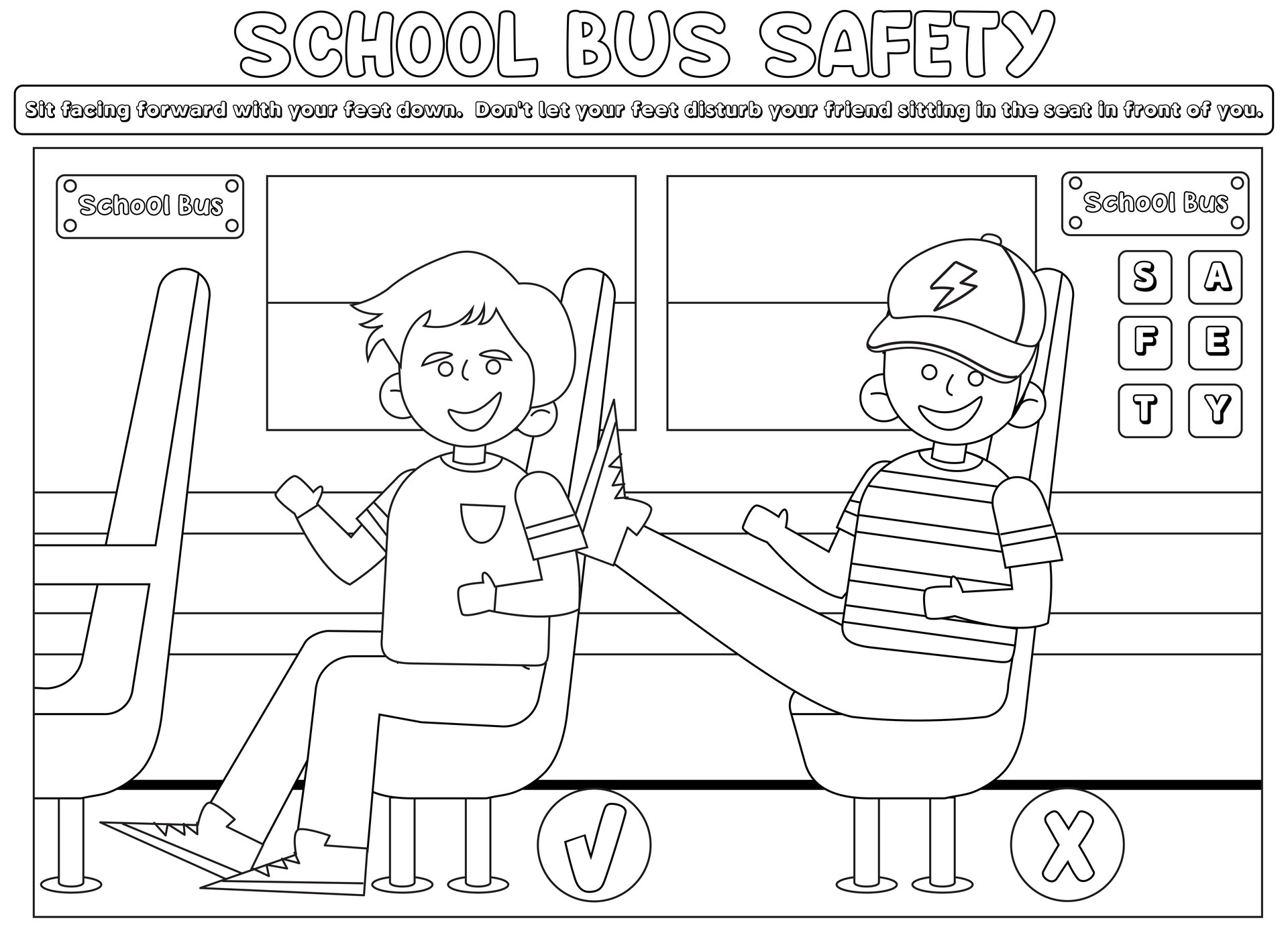 4 Best Images Of Printable School Bus Rules School Bus Safety Rules School Bus Safety 