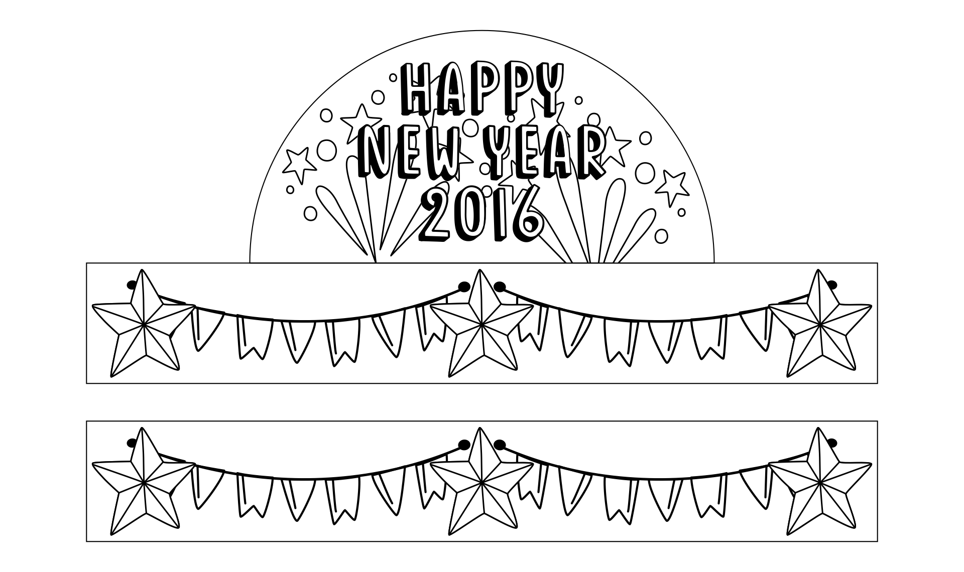 7 Best Images Of Blank Printable Party Hats New Year Party Hat 