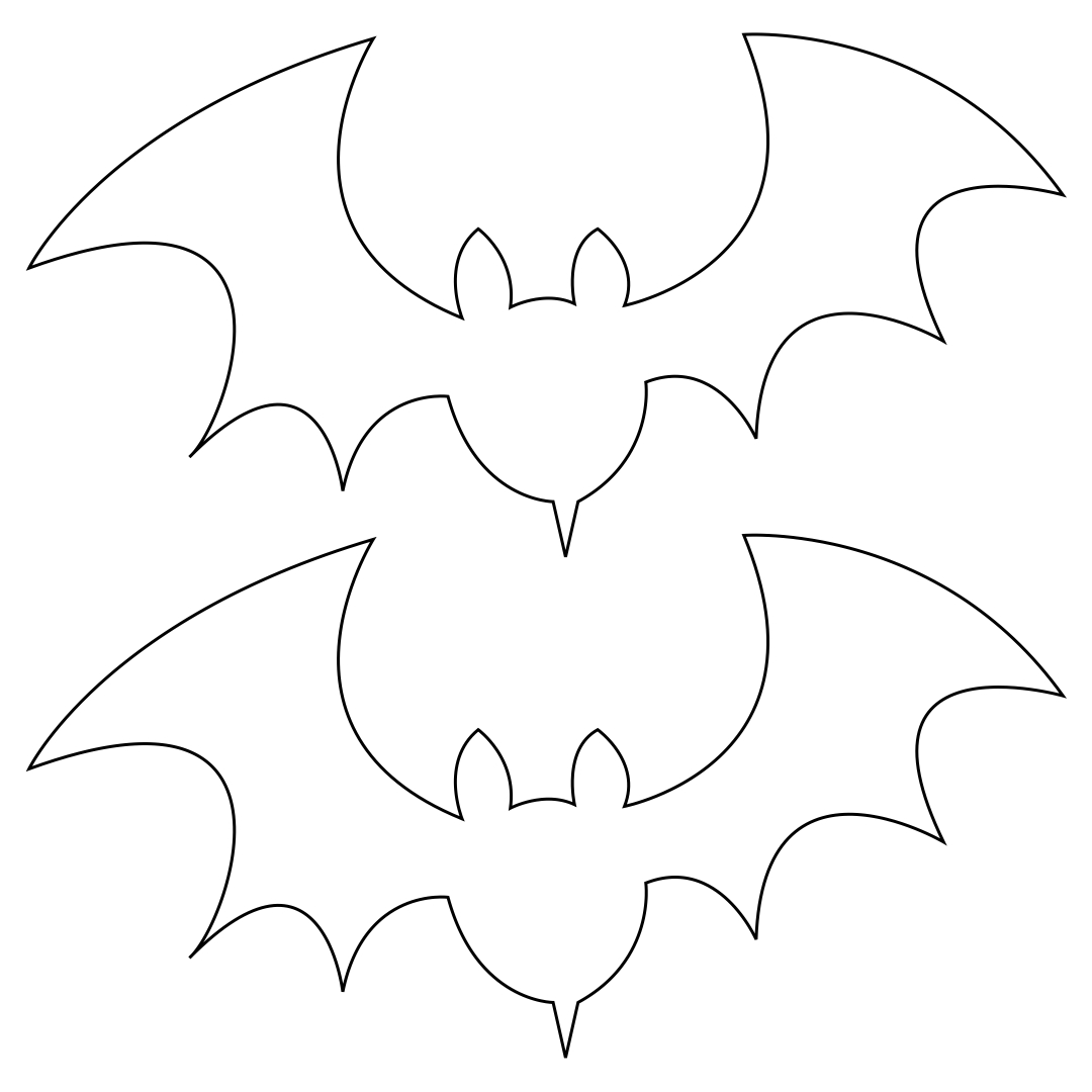 Free Bat Template Printable