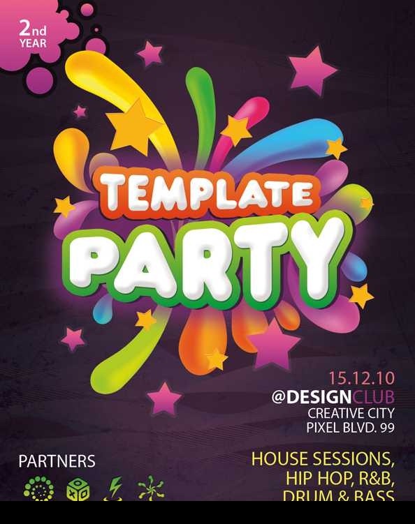 Free Printable Party Flyer Template - Printable Templates Free