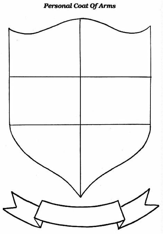 Coat Of Arms Printable Template Printable Templates Free