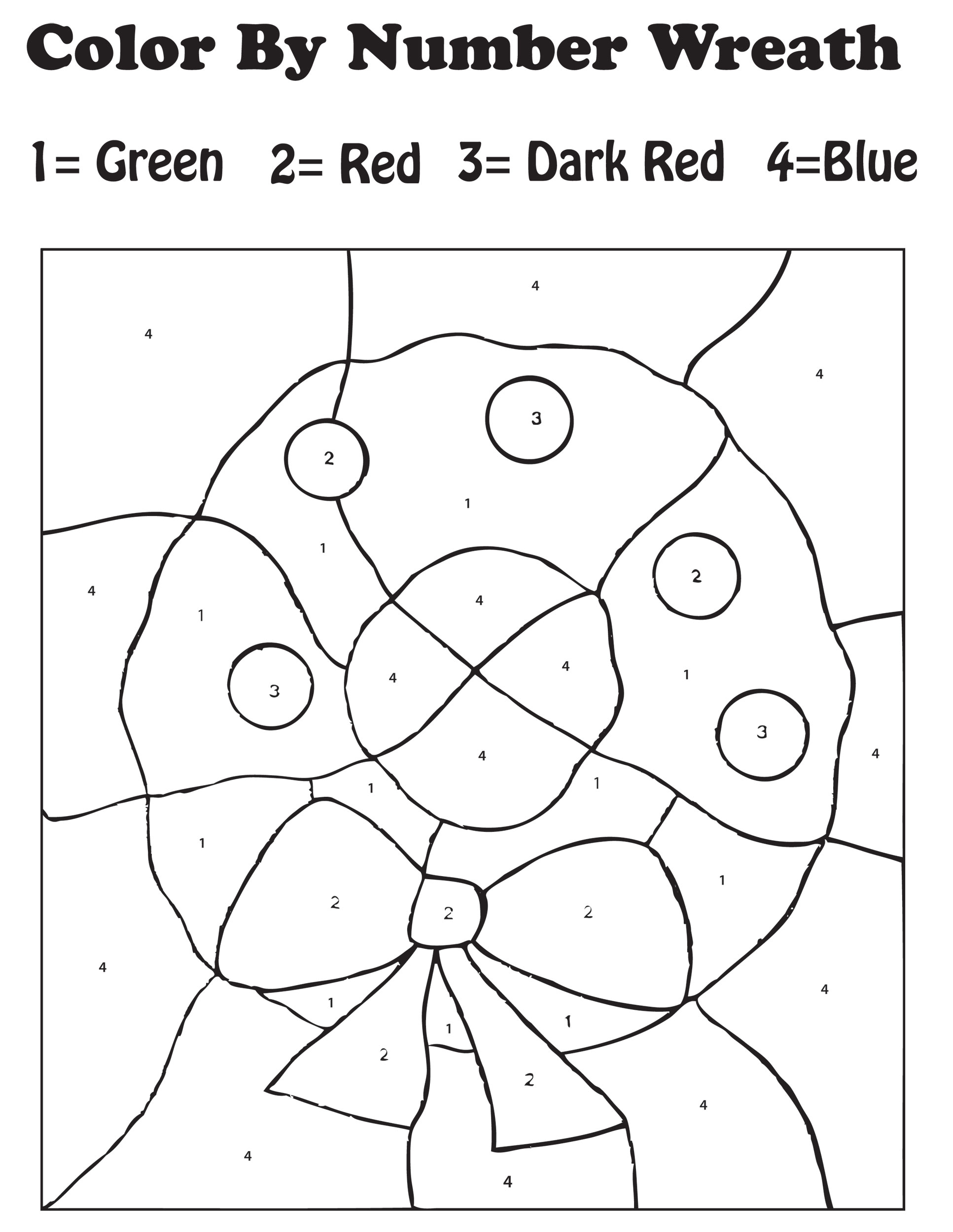 9 Best Images Of Christmas Addition Color By Number Printable 