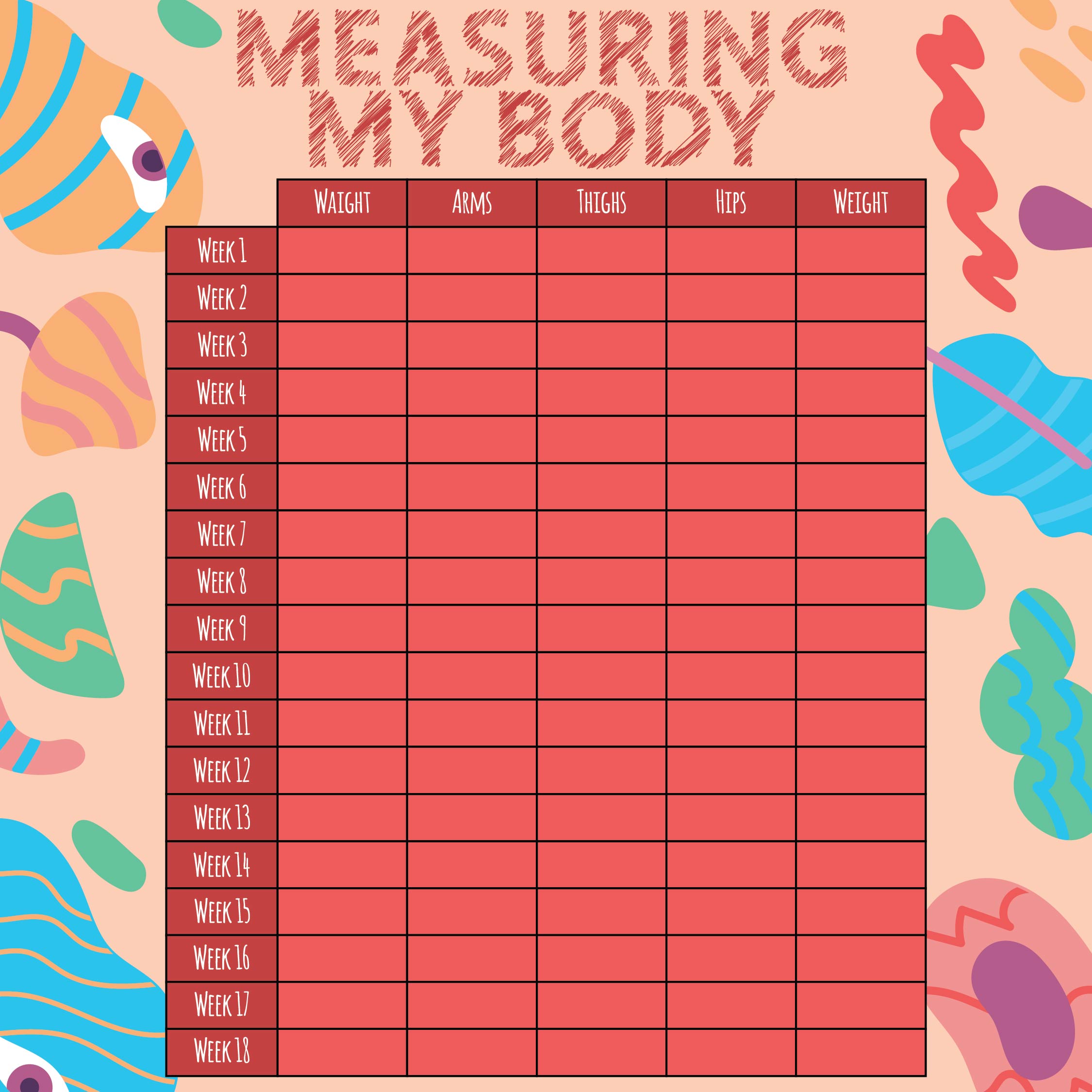 Body Measurement Template