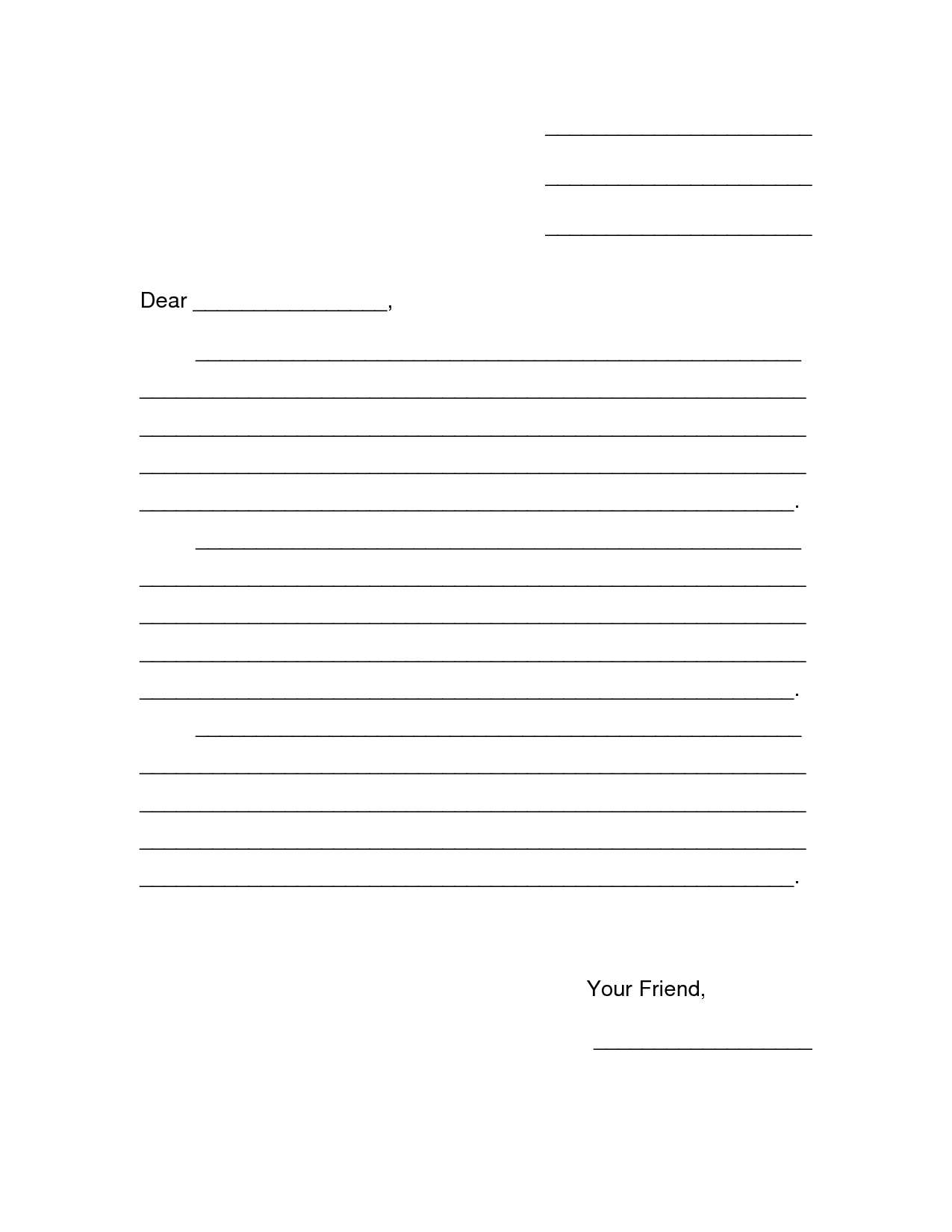 5 Best Images Of Blank Printable Letter Worksheets Blank Kindergarten 