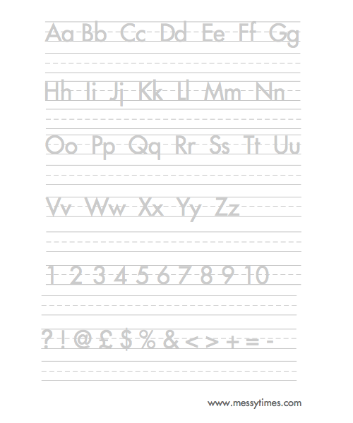 7 Best Images Of Printable Alphabet Worksheets Handwriting Alphabets 