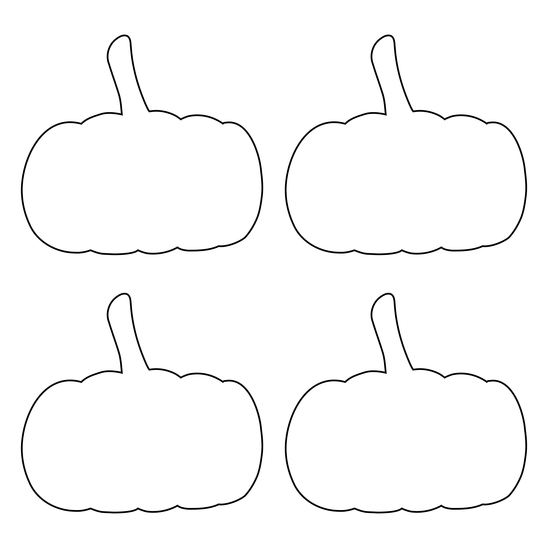 Pumpkin Printable Template