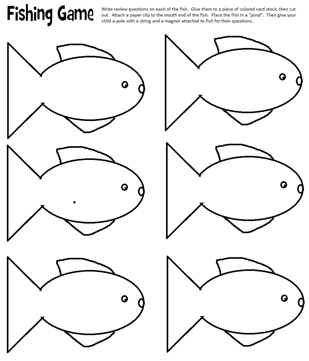 Fish Cut Out Printable