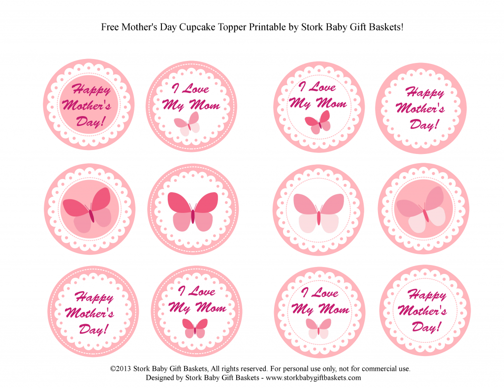 6 Best Images Of Free Printable Baby Shower Cupcake Toppers Template
