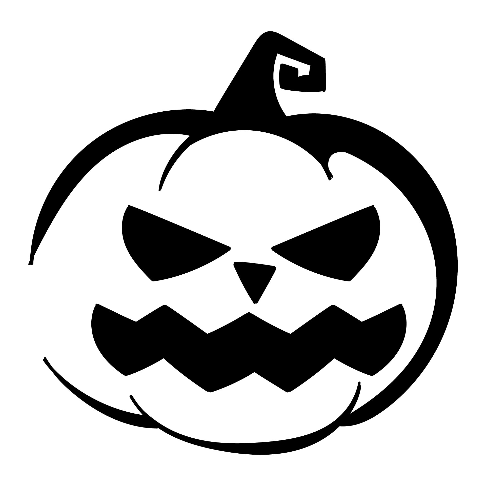 Halloween Pumpkin Template Printable Free