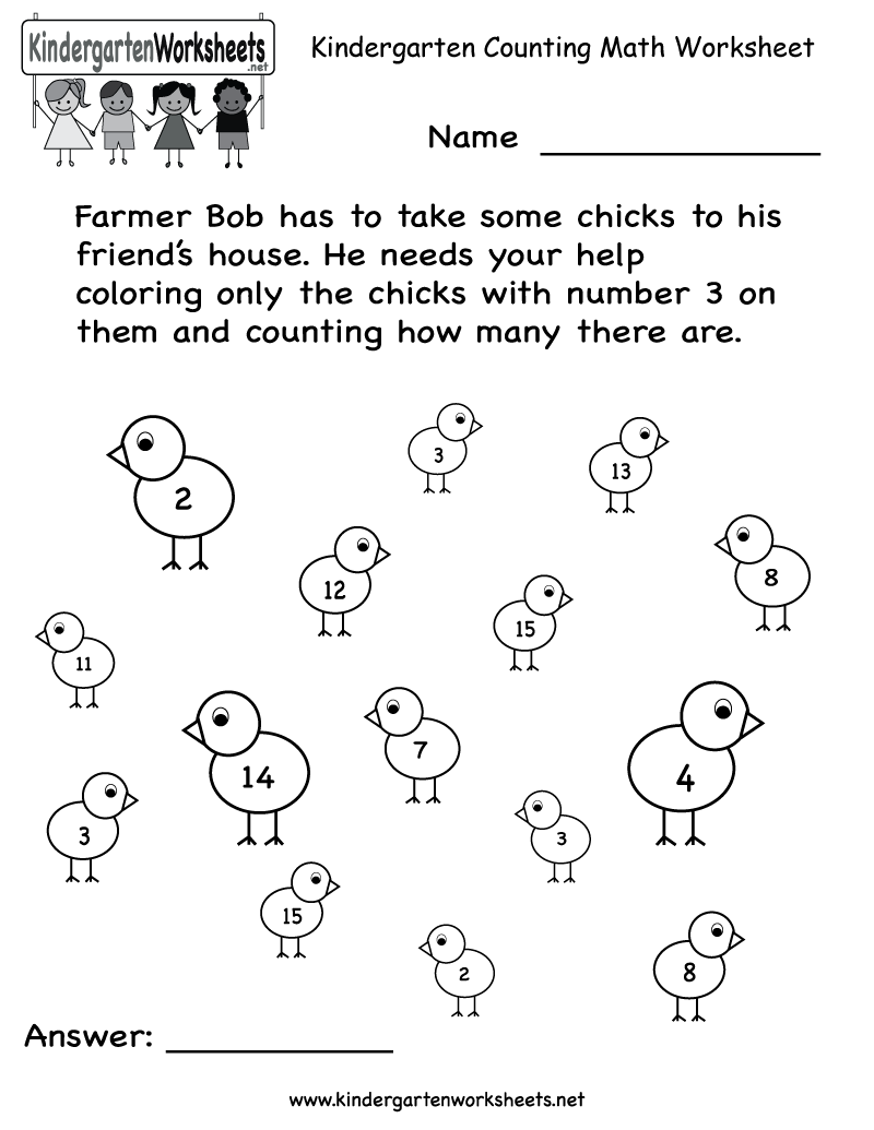 Colorin Pages 101 Free Printable Worksheets For Preschool Math Kindergarten Math Worksheets