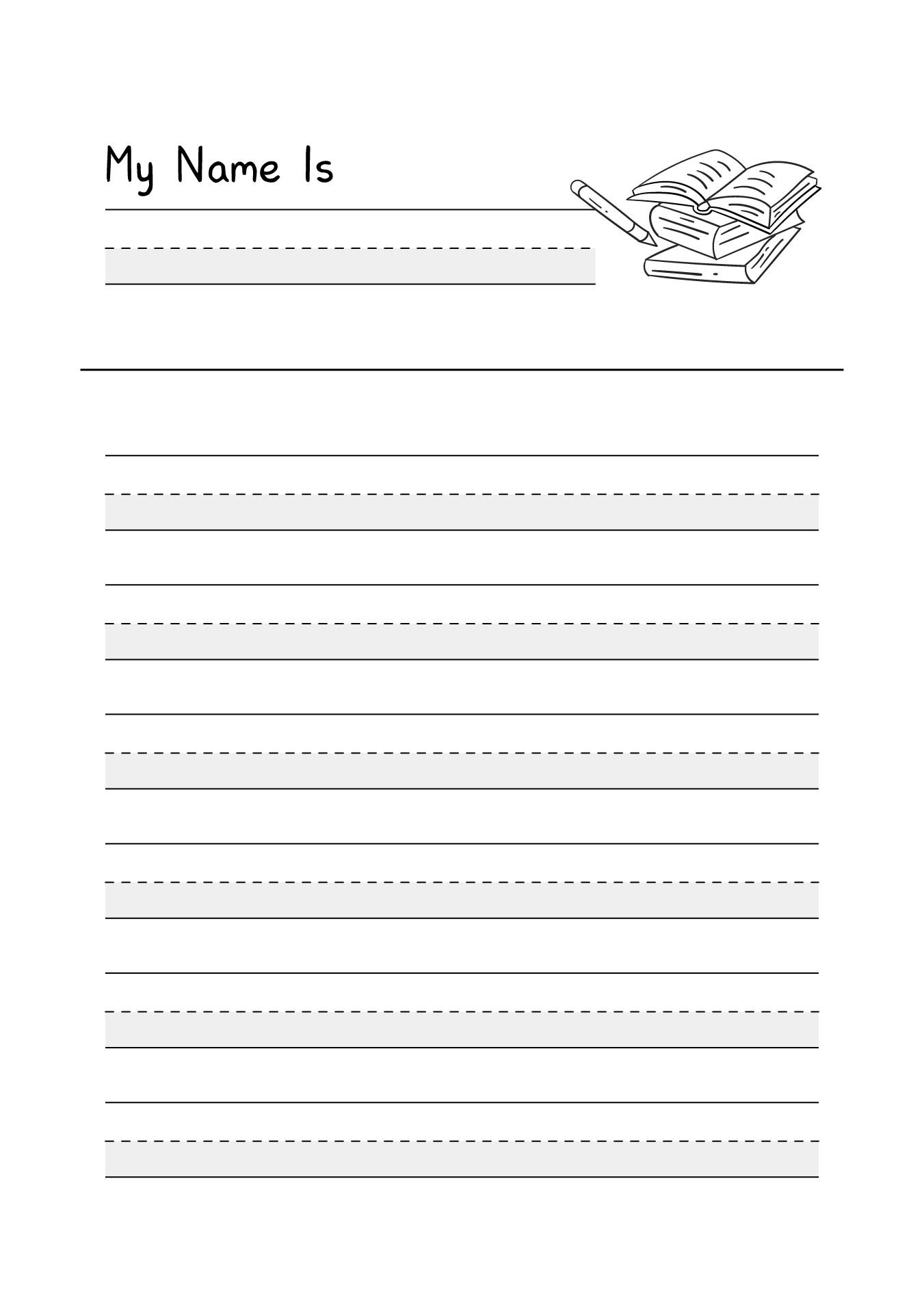 8 Best Images Of 1st Grade Handwriting Printables 1st Grade Writing 