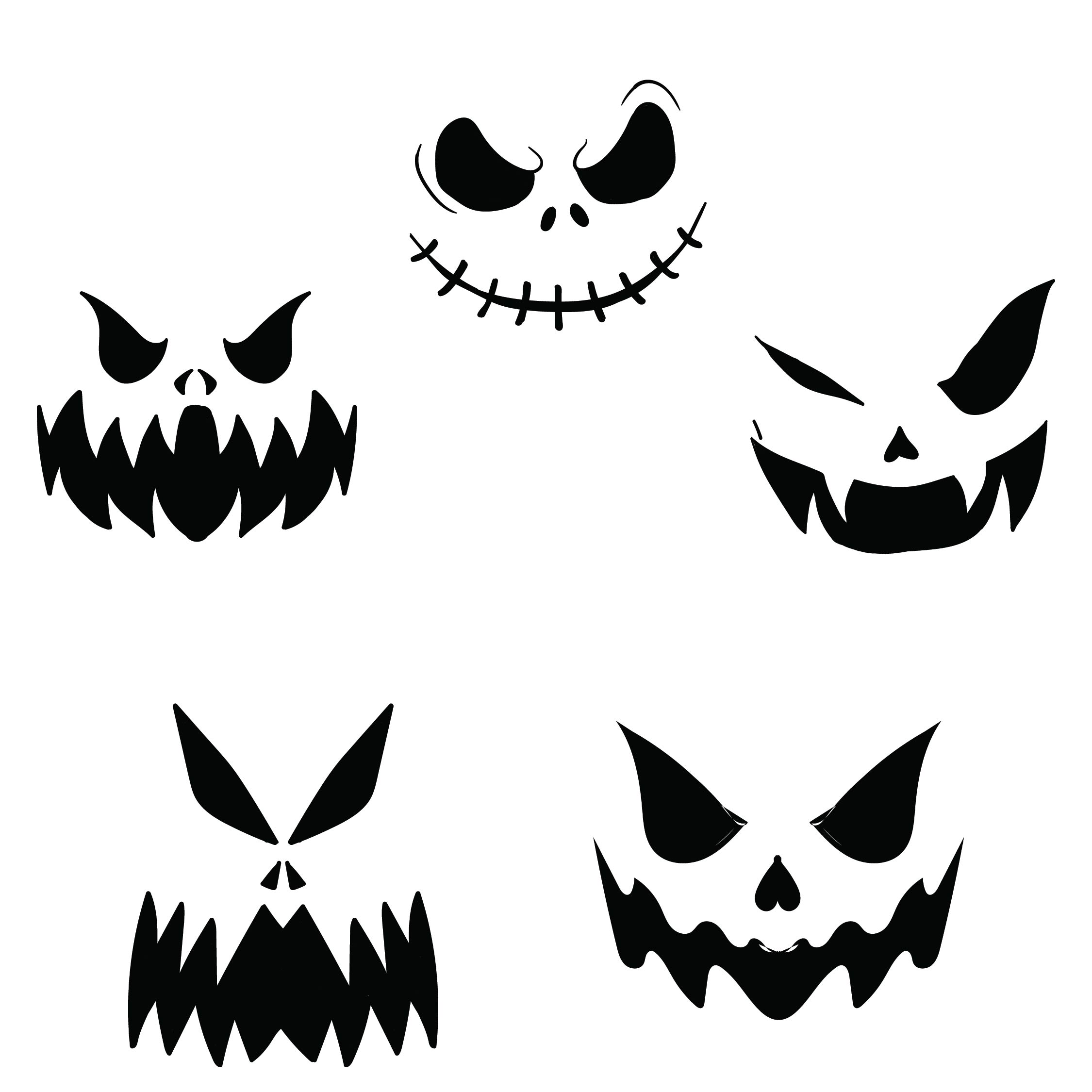 6 Best Images of Free Printable Pumpkin Stencils Halloween Free