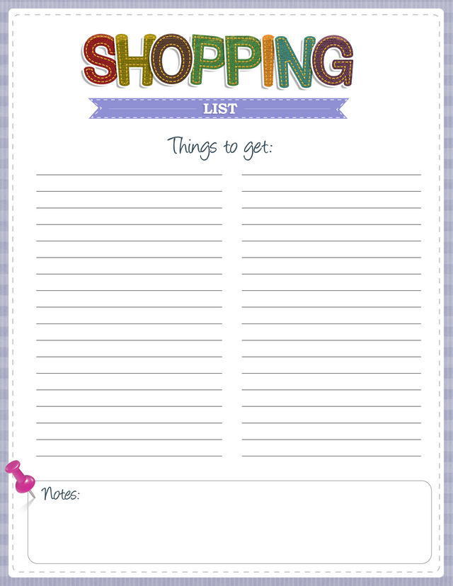 8 Best Images Of Free Printable Shopping List Free Printable Shopping 