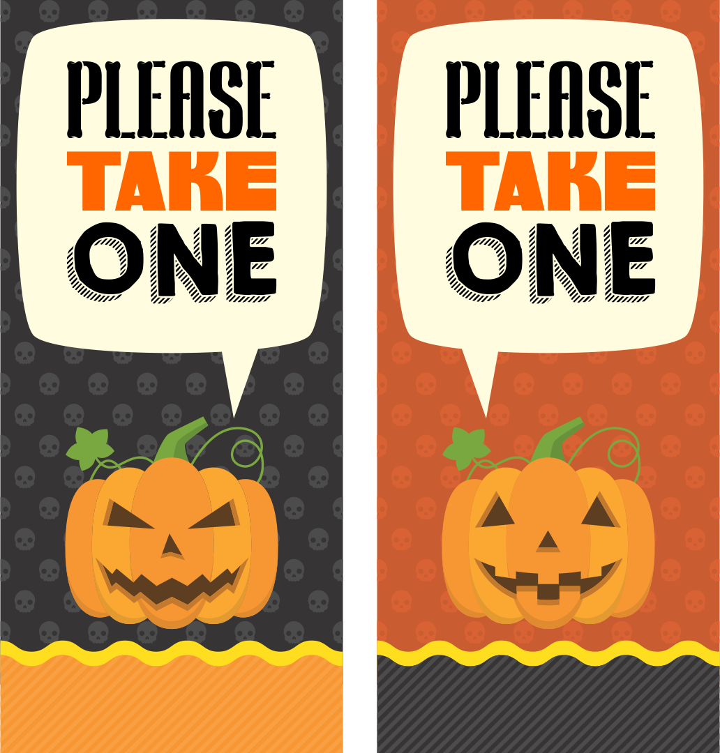 Free Printable Halloween Candy Signs Printable Templates