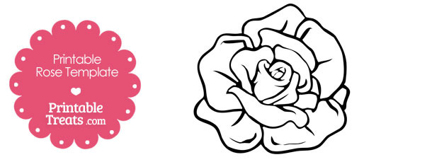 Best Images Of Free Printable Rose Templates Paper Rose Template Pattern Rose Paper Flower