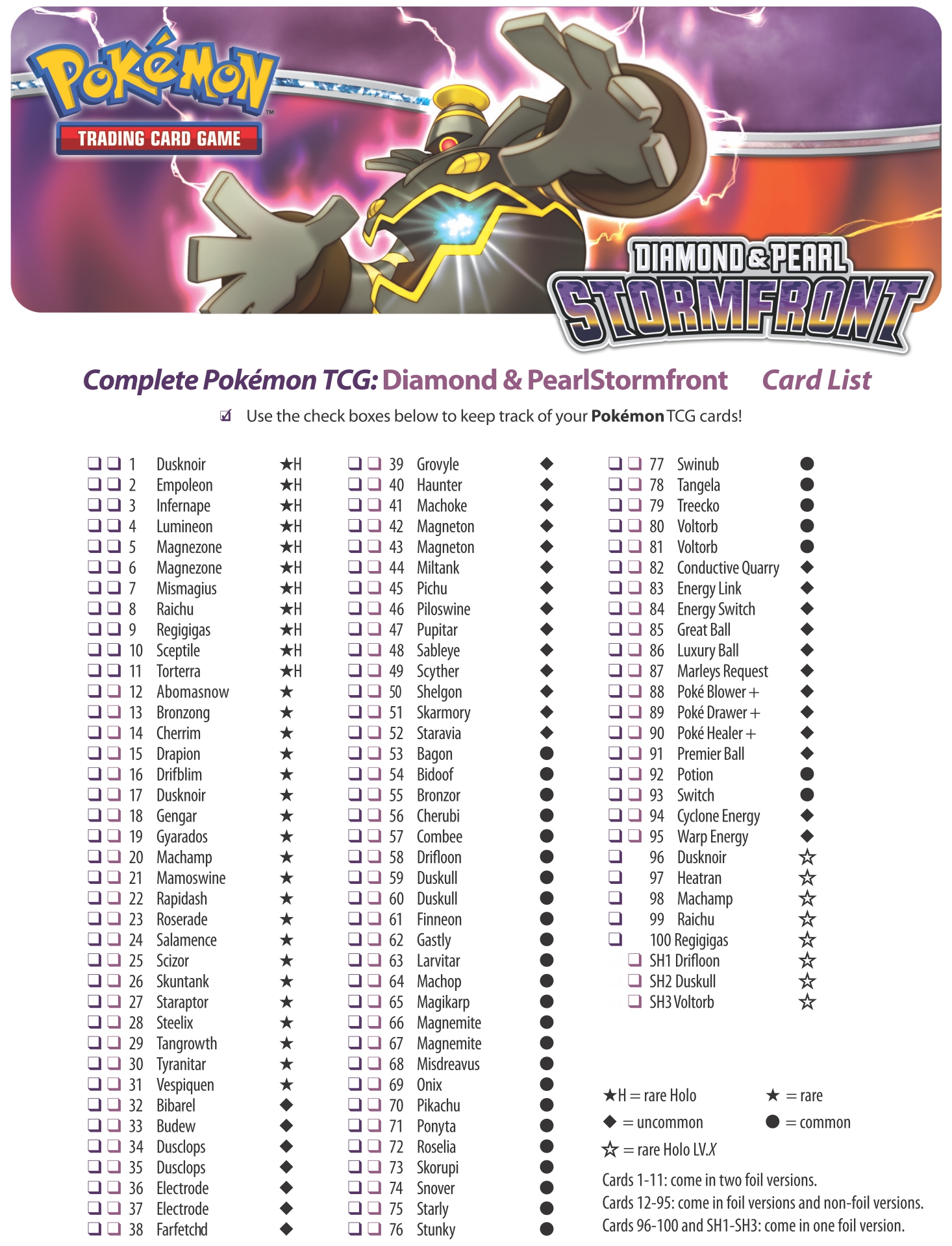 8 Best Images Of Pokemon Card Checklist Printable List Of All Pokemon 