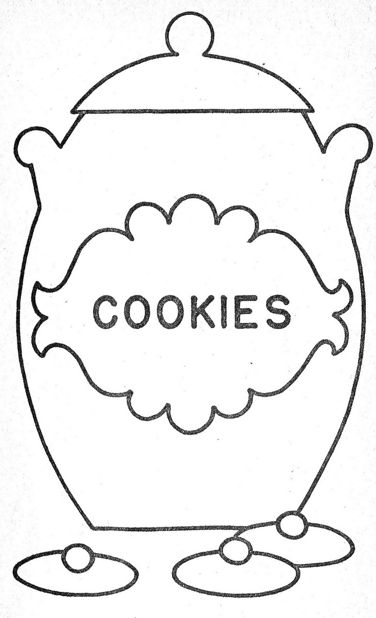 5 Best Images Of Cookie Jar Template Printable Cookie Jar Coloring