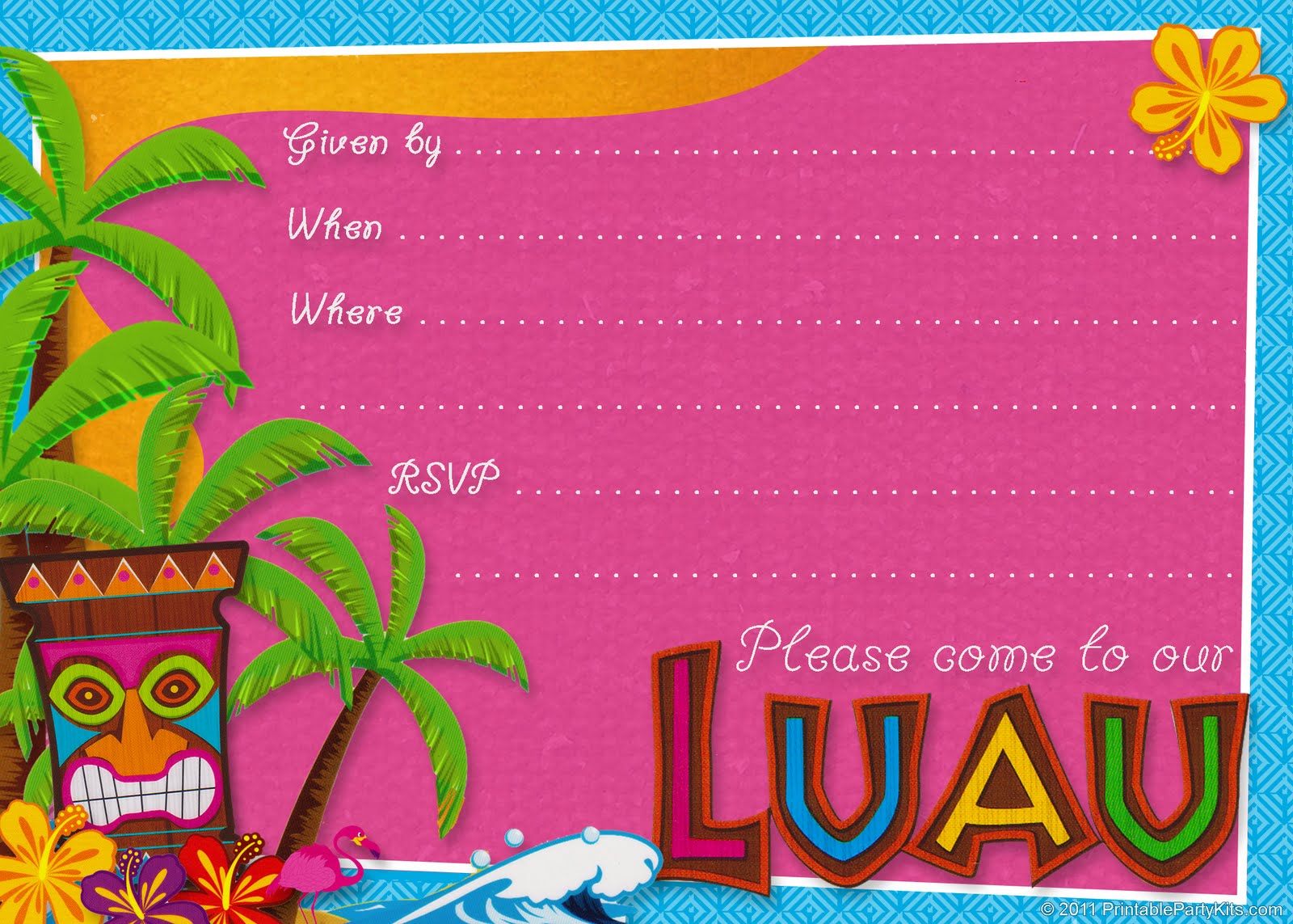 6 Best Images Of Luau Clip Art Free Printable Free Printable Hawaiian 