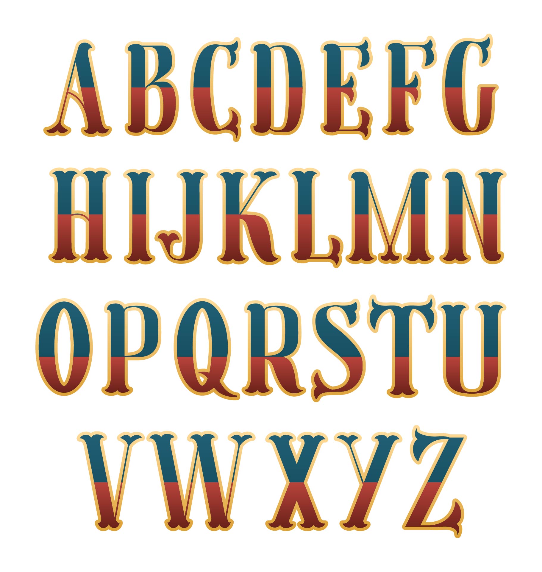 6 Best Images Of Free Printable Alphabet Letters Font Printable 