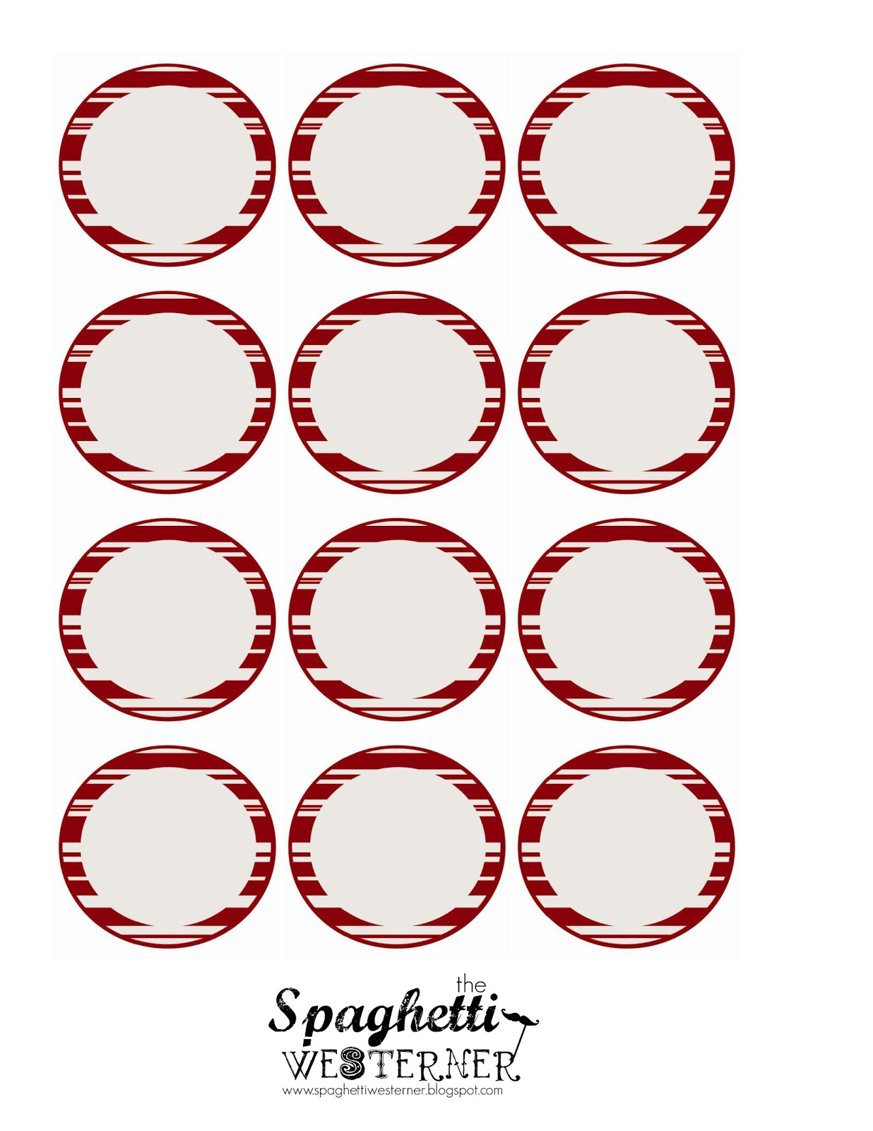 7 Best Images Of Blank Printable Cupcake Toppers Template Blank 
