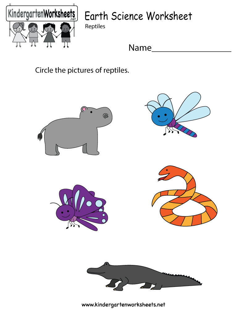 Science Worksheets For Kindergarten Free Printable