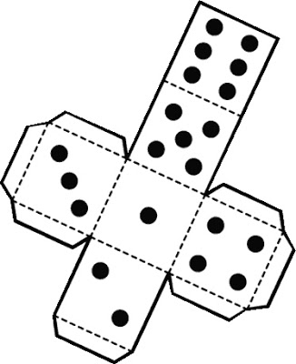 8 Best Images of Large Dice Cut Out Printable Printable