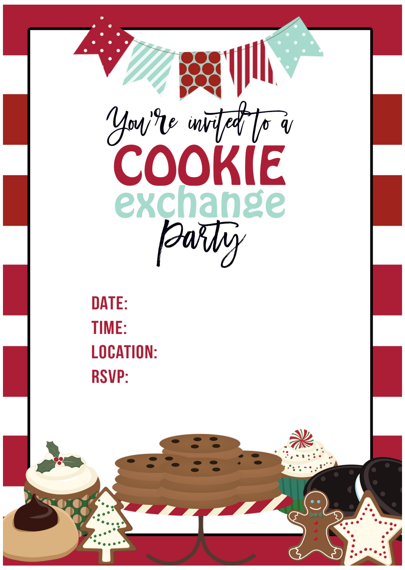 Cookie Exchange Rules Template