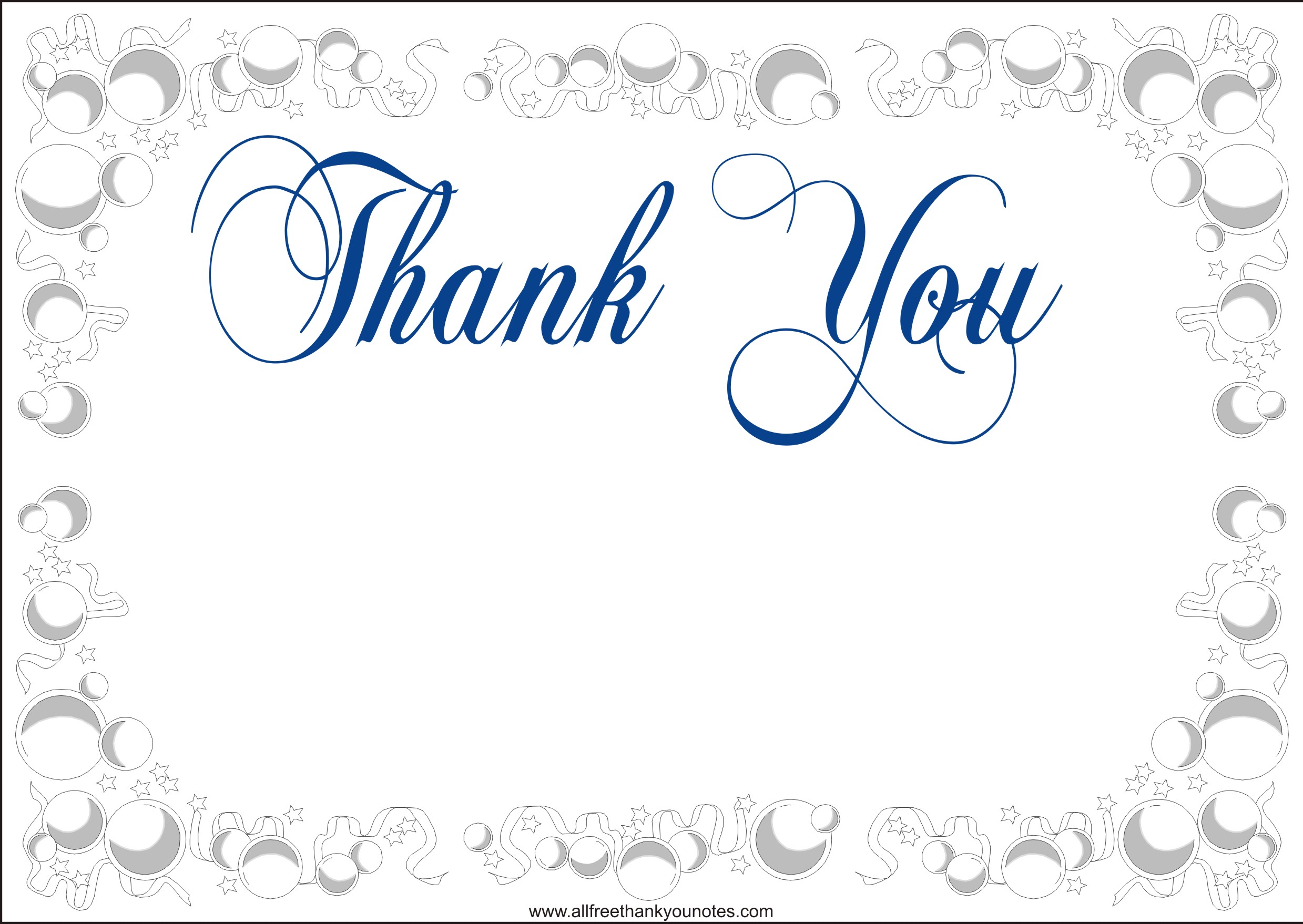 Thank You Card Template Free
