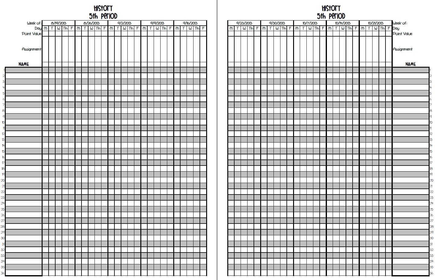 7 Best Images Of Printable Gradebook PDF Printable Grade Book Paper 