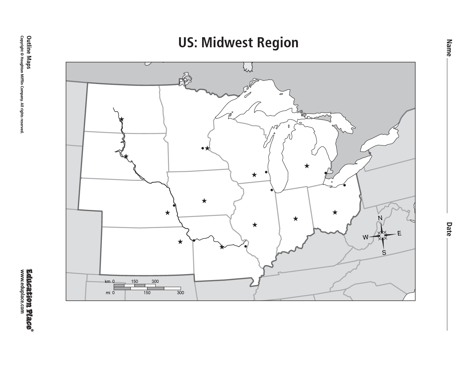 Midwest States And Capitals Map Quiz Printable Map Hot Sex Picture 3129