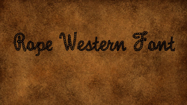 8 Best Images Of Free Printable Western Rope Fonts Free Cowboy 