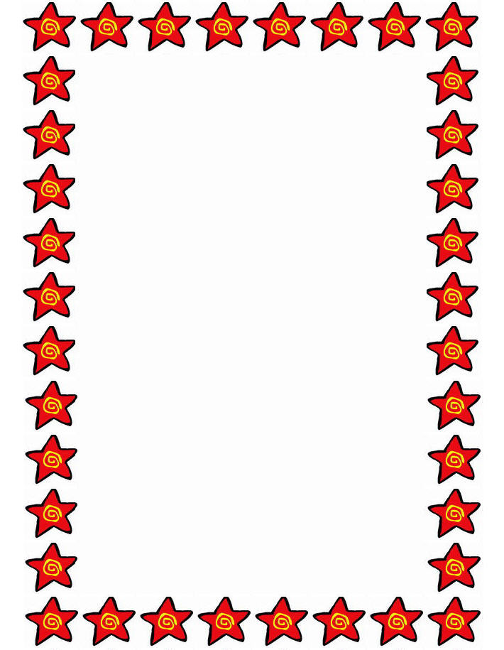 6 Best Images Of Free Printable Star Border Gold Star Border Clip Art Free Paper Borders 