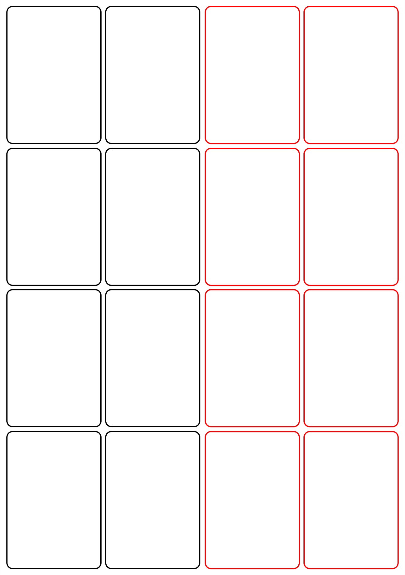 8 Best Images of Blank Playing Card Printable Template For Word - Blank