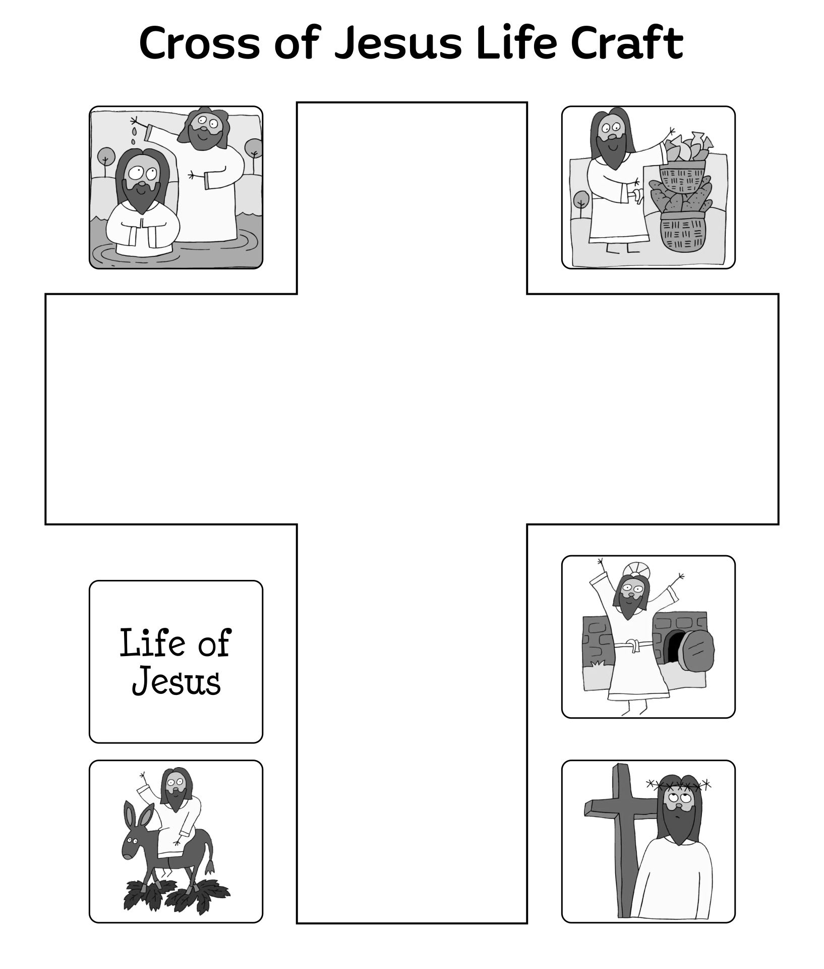 7 Best Images Of Free Printable Religious Easter Crafts Christian Easter Craft Free Religious 