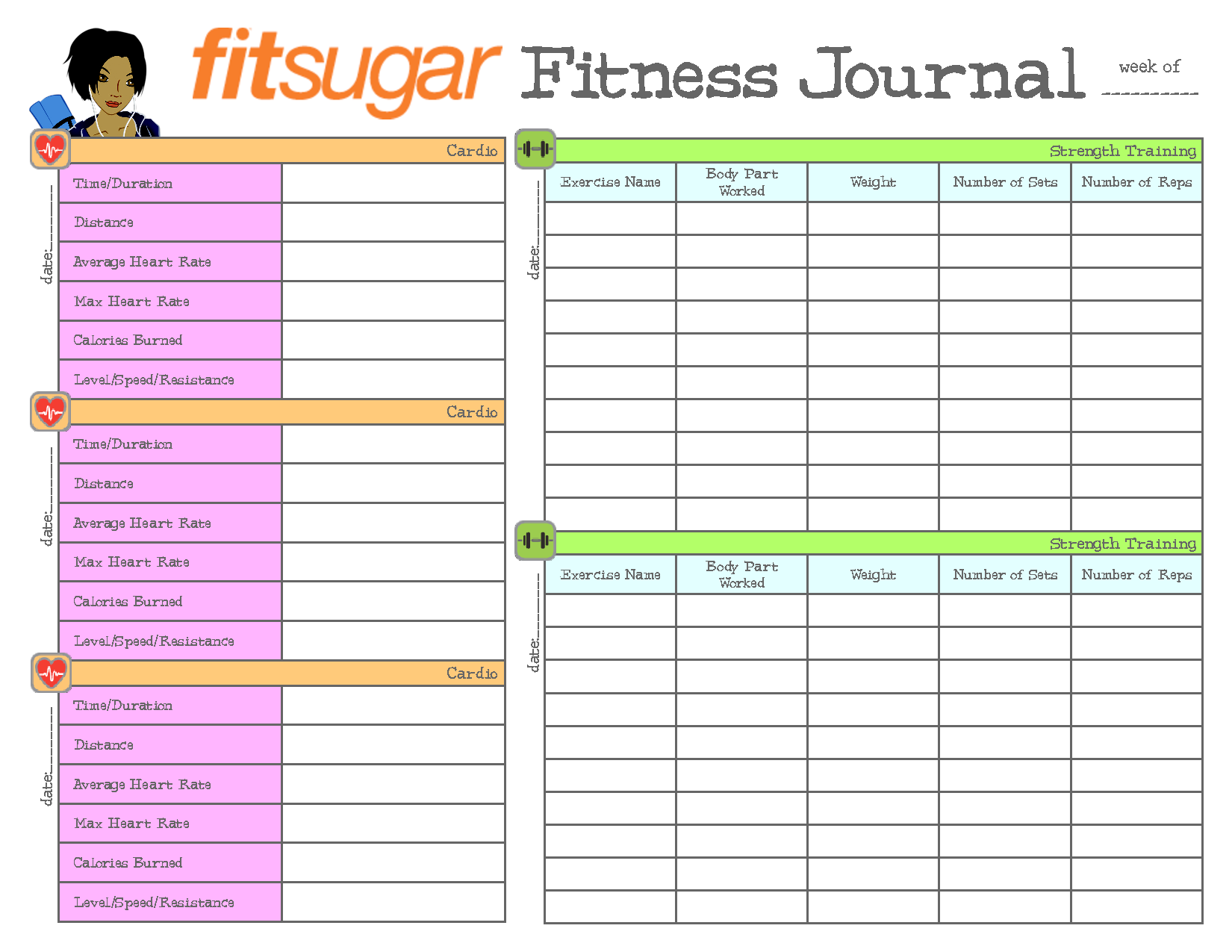 9 Best Images Of Personal Journal Templates Printable Free Filofax 