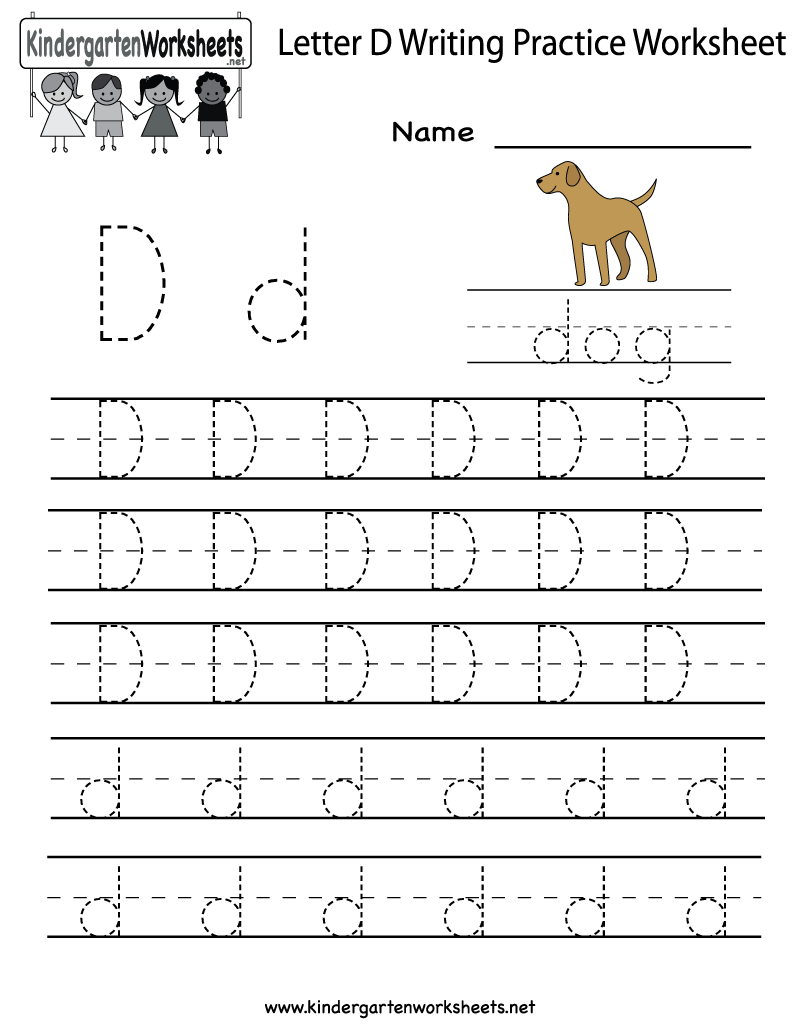 6 Best Images Of Printable Letter D Worksheets For Kindergarten 