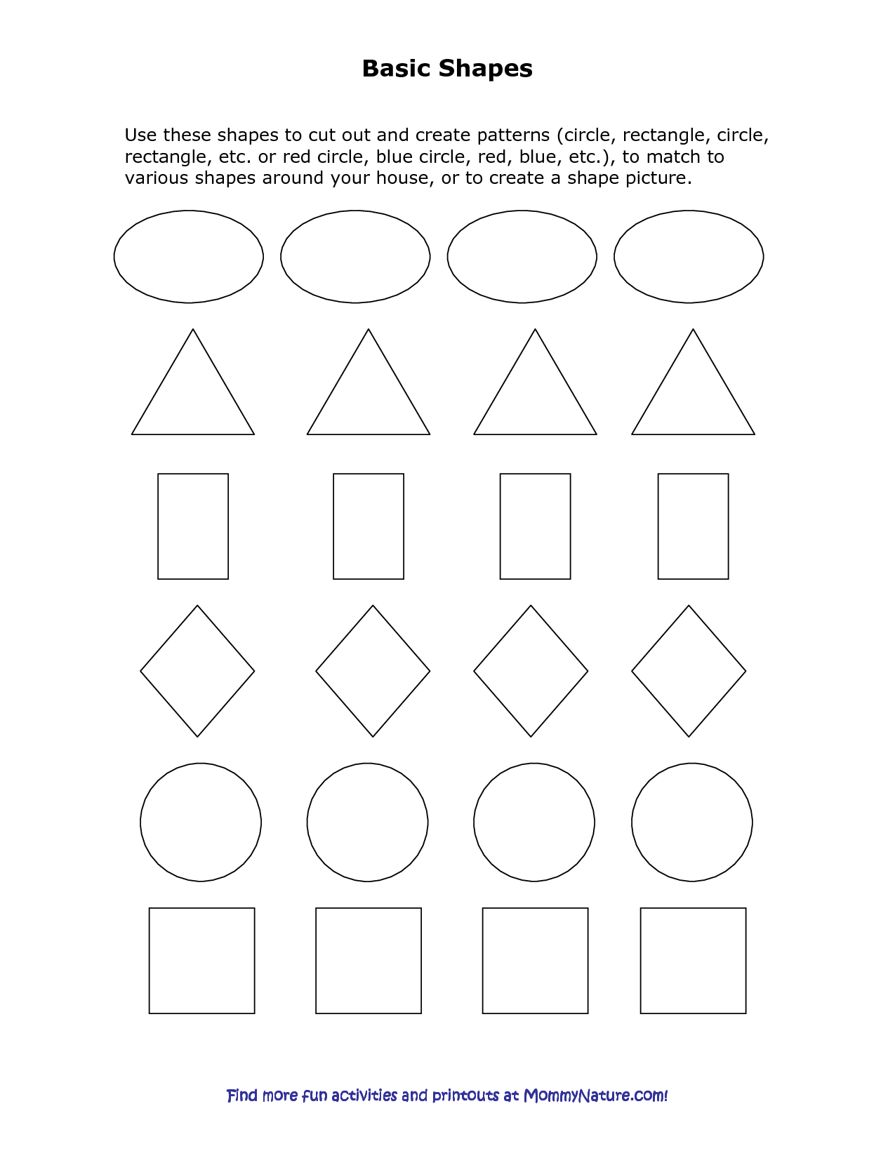 8 Best Images of Printable Shapes Cut Out Pattern - Printable Heart Cut